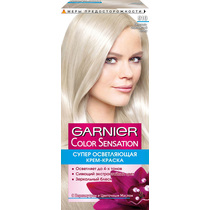 Крем-краска Garnier Color Sensation №910 Пепельно-серебристый блонд