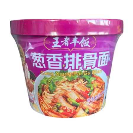 Лапша быстрого приготовления Wang Zhe Feng Fan со вкусом тушеных свиных рёбрышек 113 гр., стакан