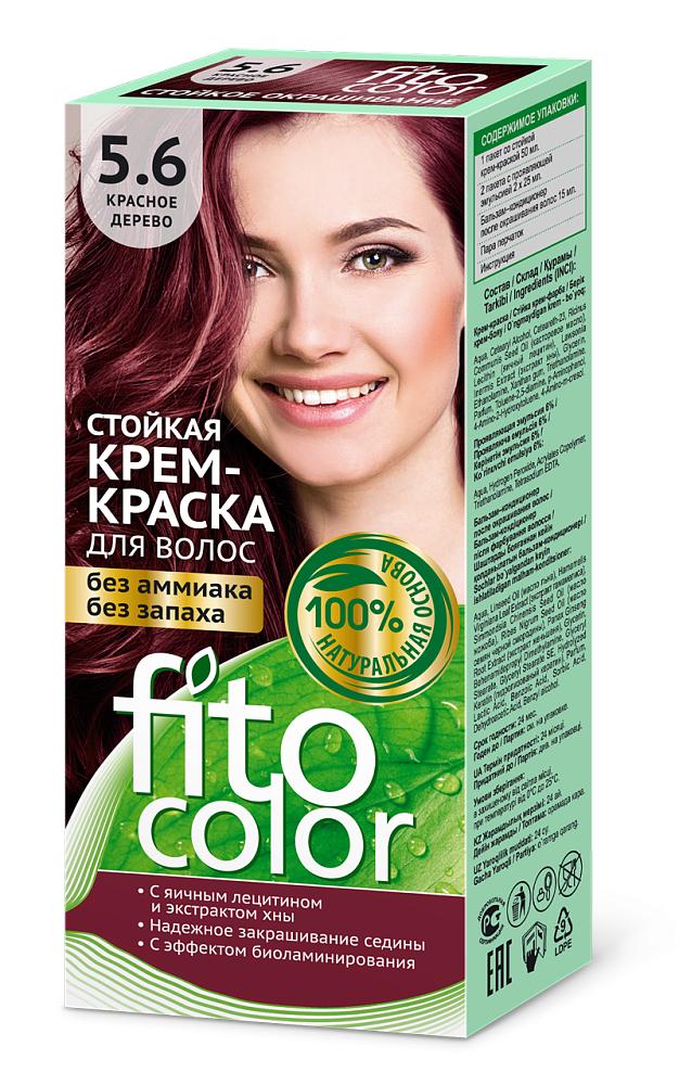 Крем краска Fito косметик Only Bio color тон 5.6 красное дерево 115 мл., картон