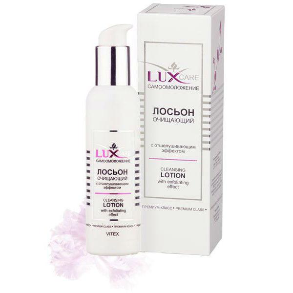 Лосьон Вiтэкс Lux Care очищающий с отшелушивающим эффектом 145 мл., картон