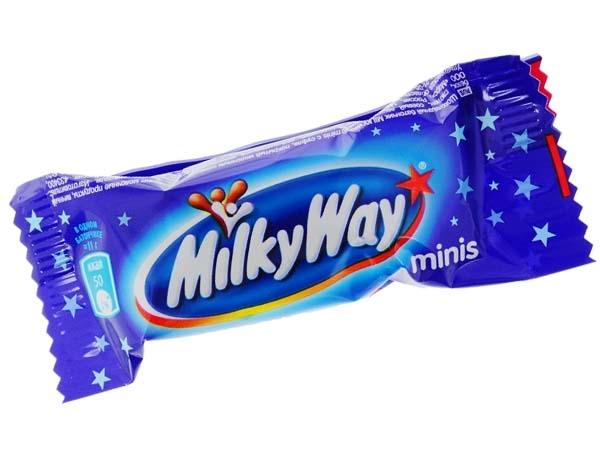 Конфеты Milky Way Кофеты развесные конфеты Балк, minis, 2.5 кг., пакет