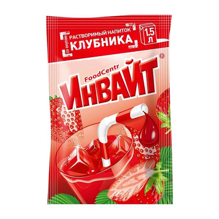 Напиток растворимый Инвайт клубника 12 гр., саше