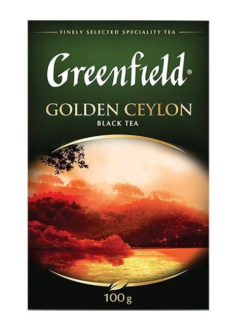 Чай Greenfield Golden Ceylon черный 100 гр., картон