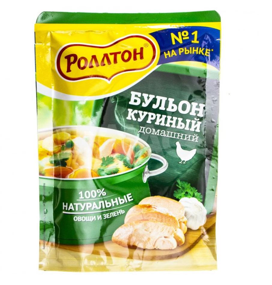 Бульон Роллтон куриный 90 гр., дой-пак