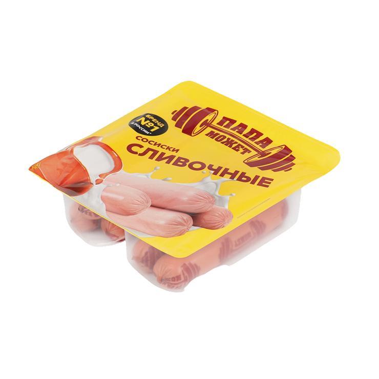 Сосиски Папа может Сливочные 410 гр., вакуум