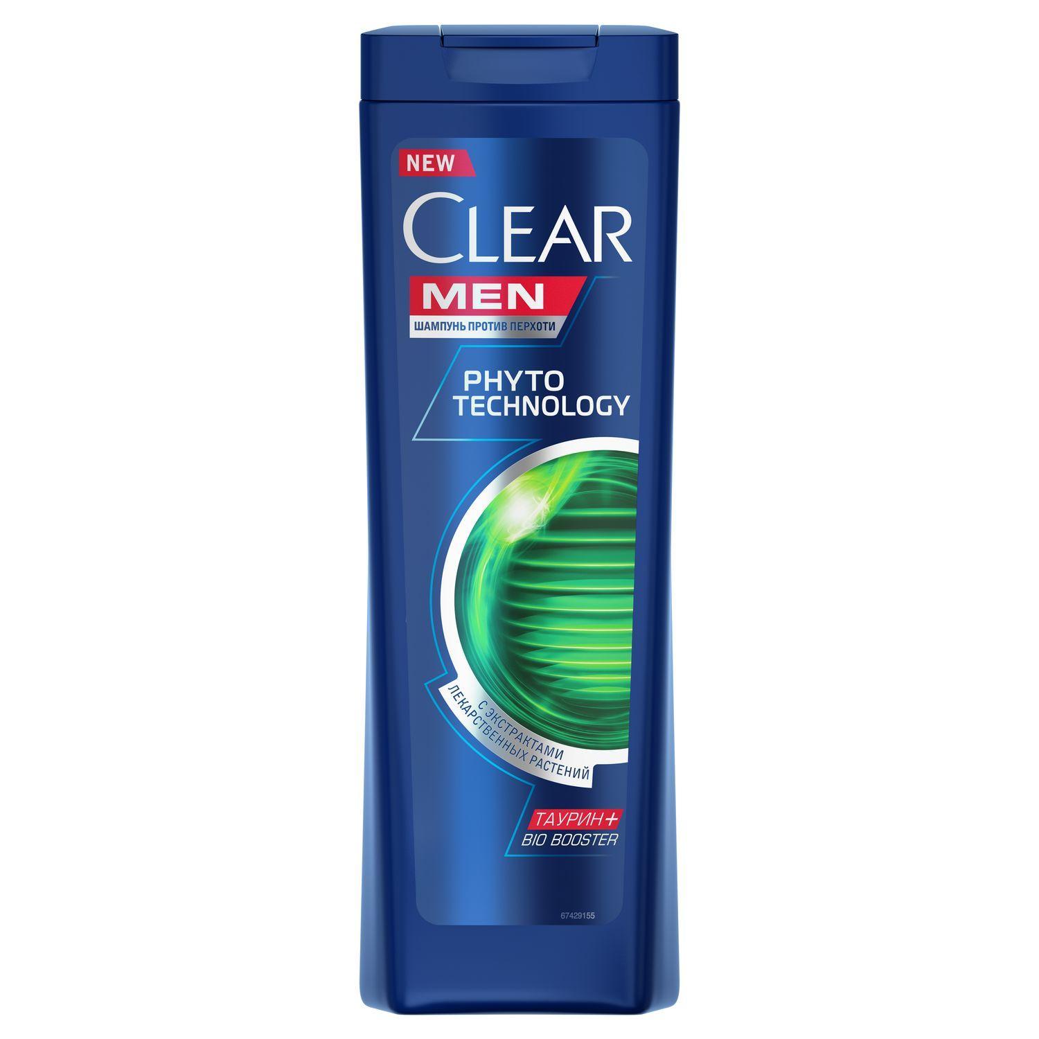 Шампунь Clear Men Phyto technology 400 мл., ПЭТ