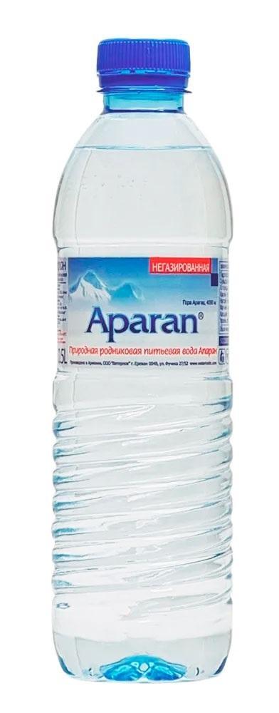 Вода питьевая негазированная Aparan природная родниковая 500 мл., ПЭТ