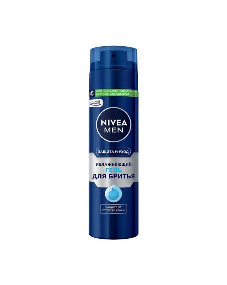 Гель для бритья NIVEA Men защита и уход увлажняющий 200 мл., баллон