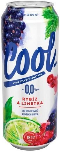 Пивной напиток безалкогольный Cool Rybiz a Limetka Чехия 500 мл., ж/б