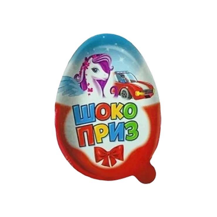 Яйцо Канди Клаб Шокоприз десерт с игрушкой 15 гр., пластиковая упаковка