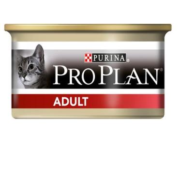Корм для кошек курица Pro Plan Adult, 85 гр., жестяная банка