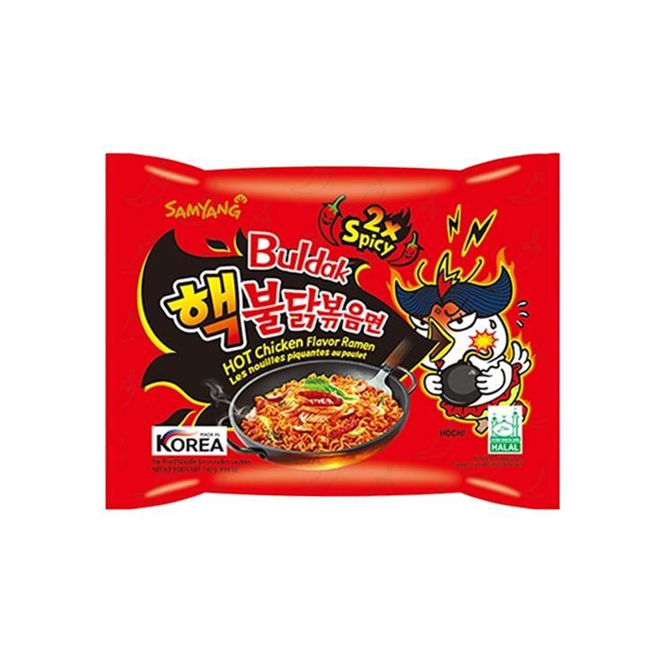 Лапша быстрого приготовления Samyang Buldak острая курица 140 гр., флоу-пак
