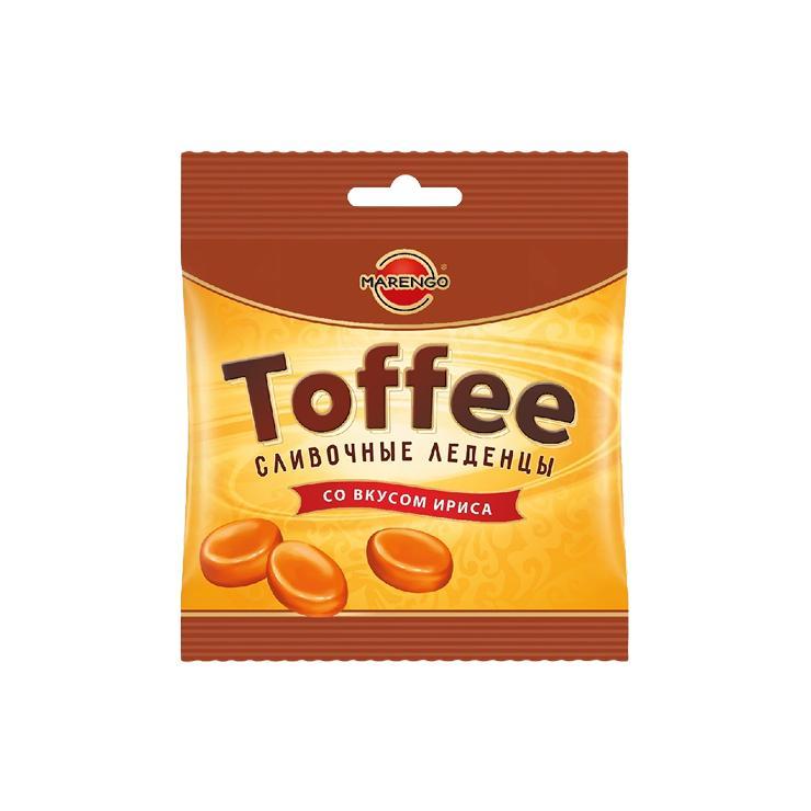 Карамель леденцовая Marengo toffee сливочная 50 гр., флоу-пак
