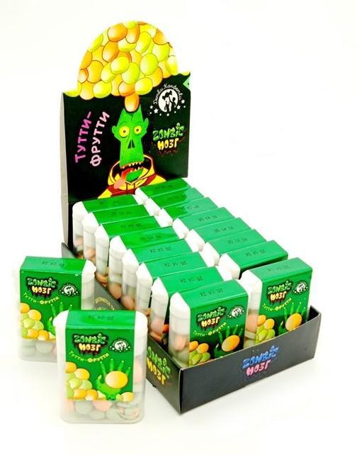 Драже Кидсленд Zombi мозг 14 гр., пластик