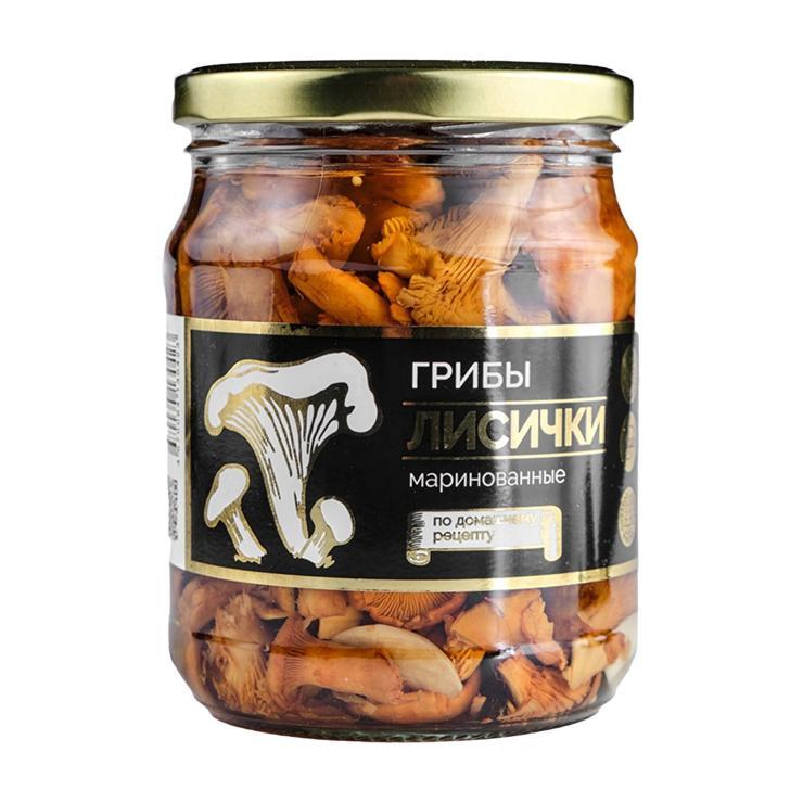 Лисички Грибной Алтай маринованные стандарт 250 гр., стекло
