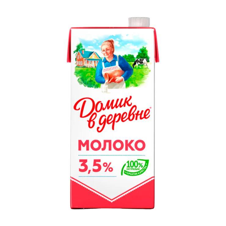 Молоко Домик в деревне ультрапастеризованное 3,5% 950 гр., тетра-пак