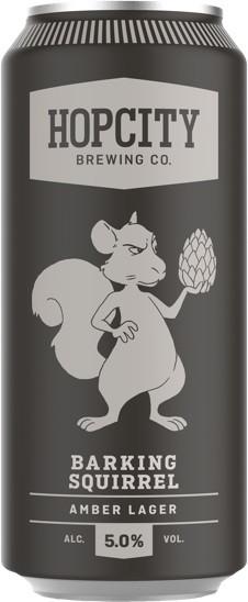 Пиво светлое 5,0 %, HopCity Barking Squirrel, 473 мл., ж/б