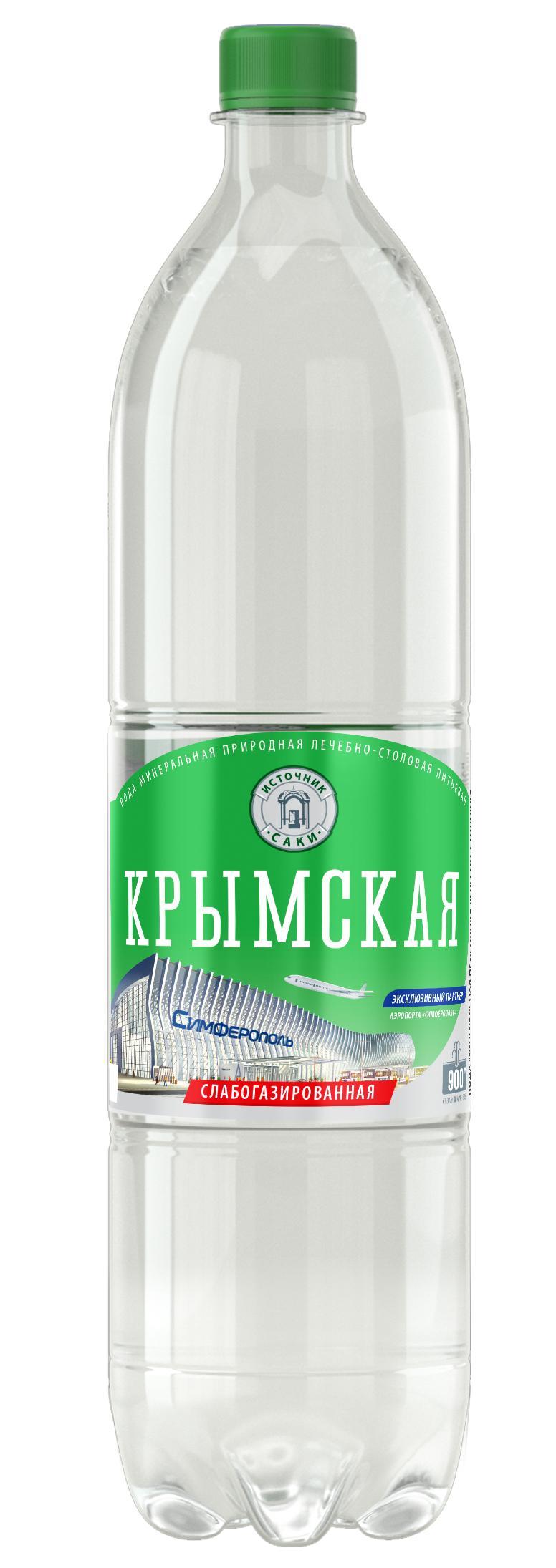 Вода газированная Крымская минеральная 1,5 л., ПЭТ