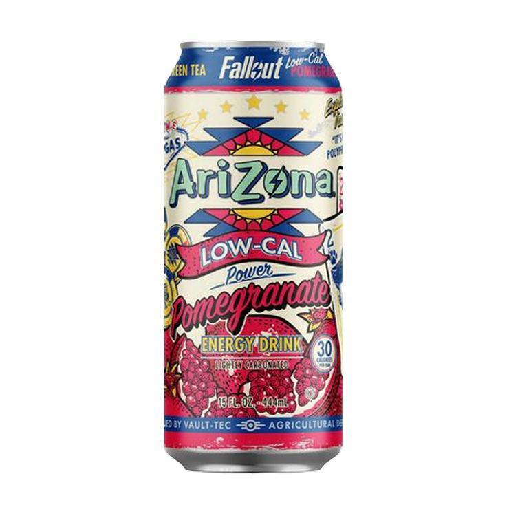 Напиток газированный Arizona Fallout Pomegranate низкокалорийный тонизирующий США 444 мл., ж/б