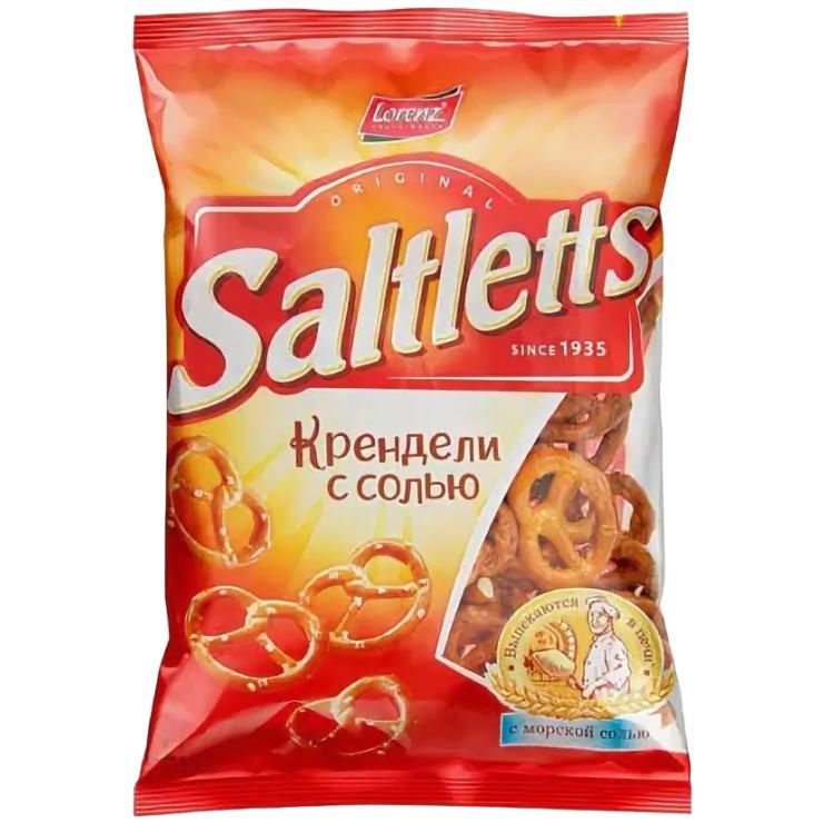 Крендель Lorenz Saltletts мини классические с солью 60 гр., флоу-пак