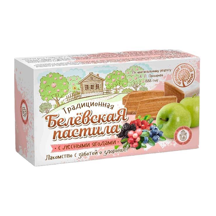 Пастила Белевская с лесными ягодами 100 гр., картон