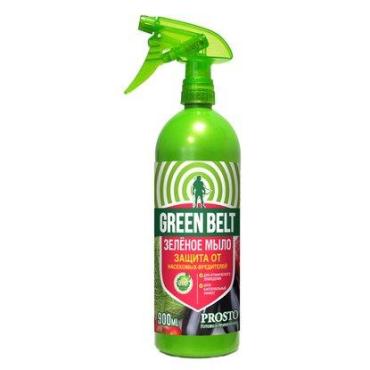 Мыло зеленое жидкое калийное спрей от насекомых Green belt, 900 мл., пластиковая бутылка