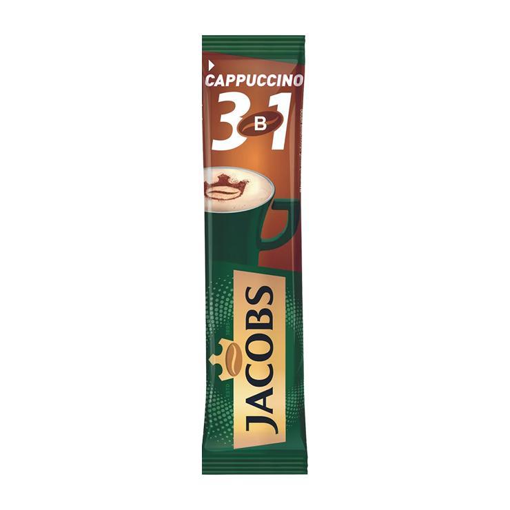 Кофе Jacobs Cappuccino 3в1 пакетированный 12,5 гр., стик