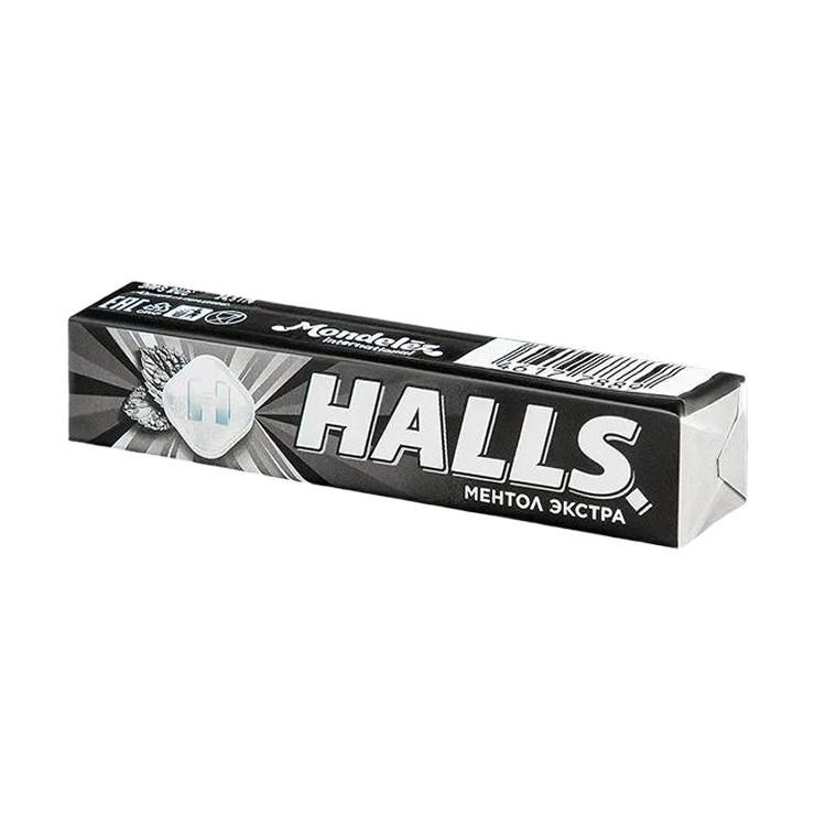 Карамель леденцовая Halls ментол экстра 24,5 гр., обертка