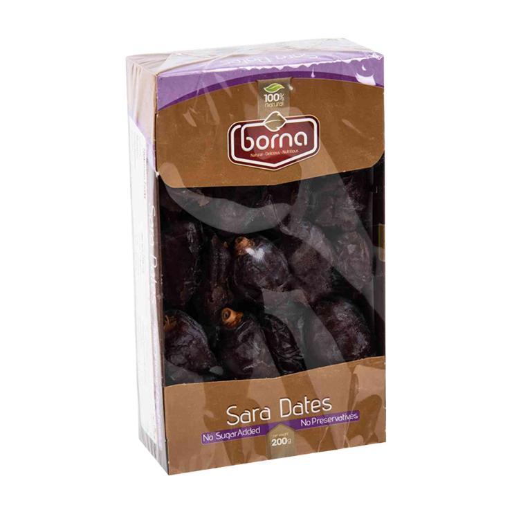 Финики сушеные Borna Sara с косточкой 200 гр., картон