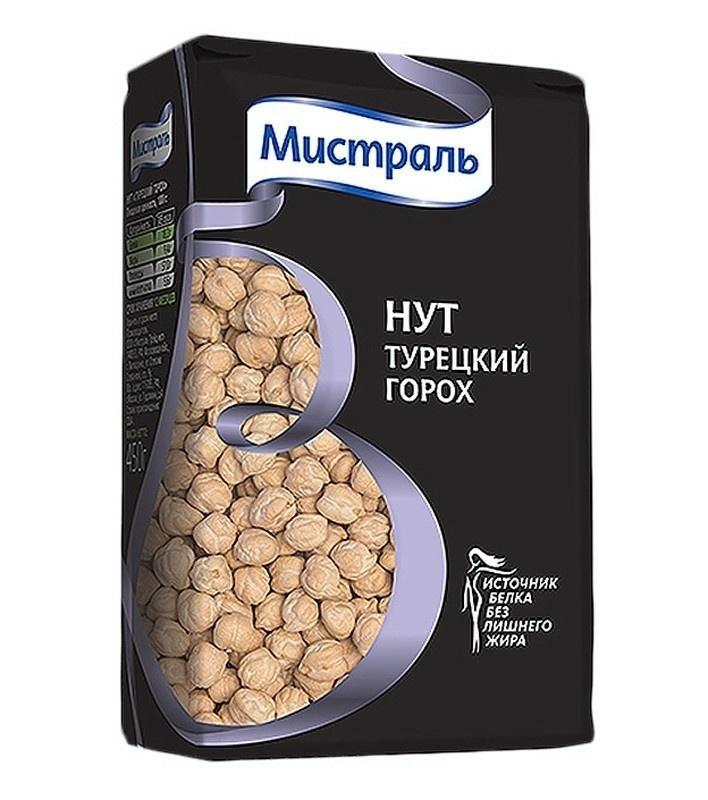 Нут Мистраль Турецкий горох 450 гр., пакет