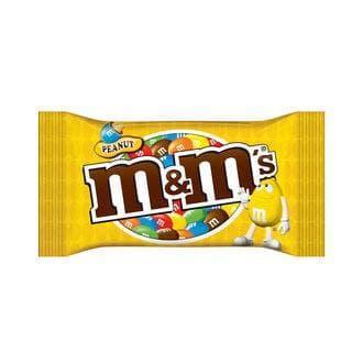 Драже M&M's с арахисом и молочным шоколадом 45 гр., флоу-пак
