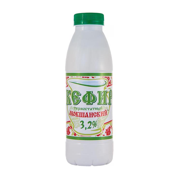 Кефир Мокшанский классический 3,2% 450 гр., ПЭТ