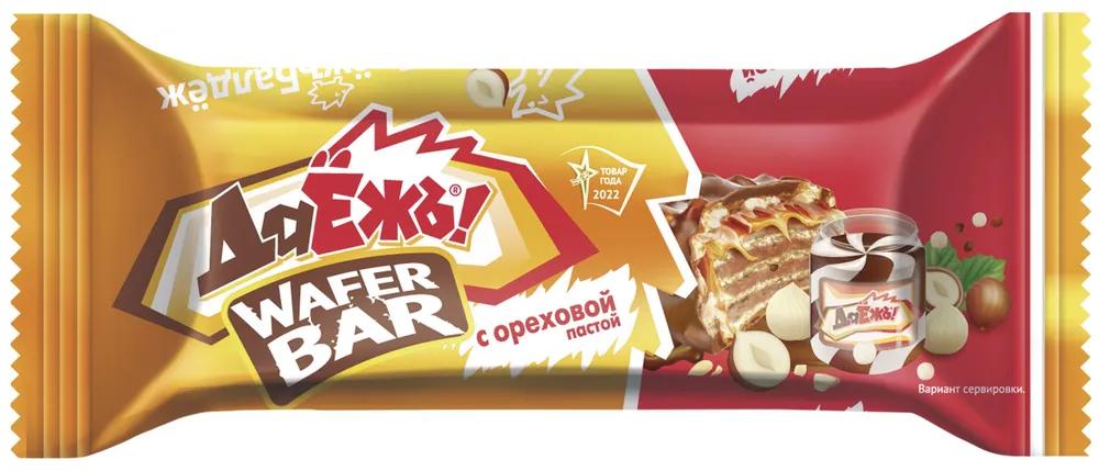 Конфеты ДаЁжь Wafer Bar с ореховой пастой 40 гр., флоу-пак