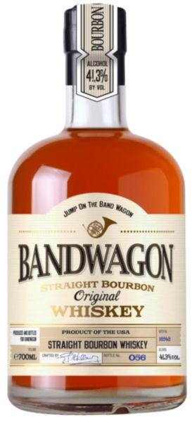 Виски Bandwagon Staight bourbon whiskey wooden cap 41,3% 700 мл., стекло