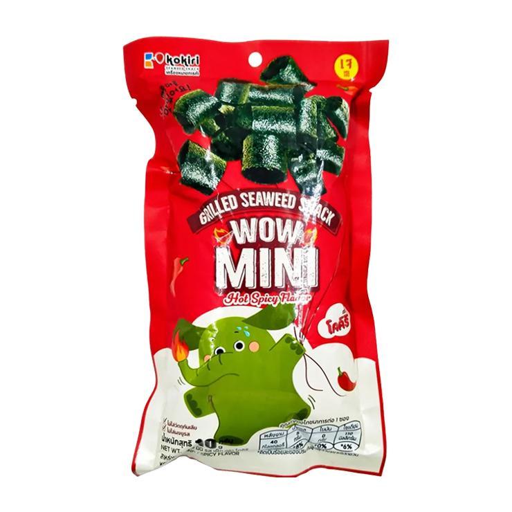 Роллы-гриль Kokiri Grilled Hot Spicy мини из морской капусты остро-пряные 10 гр., флоу-пак