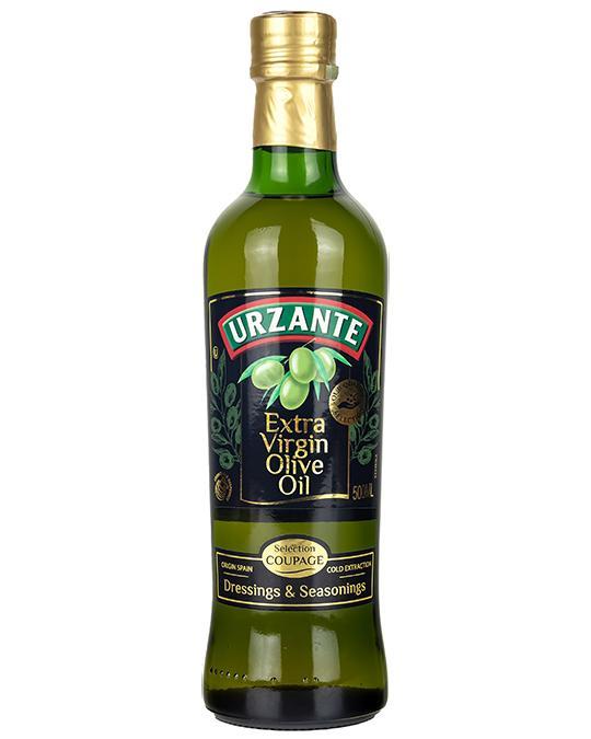 Масло оливковое URZANTE Extra Virgin 500 гр., стекло