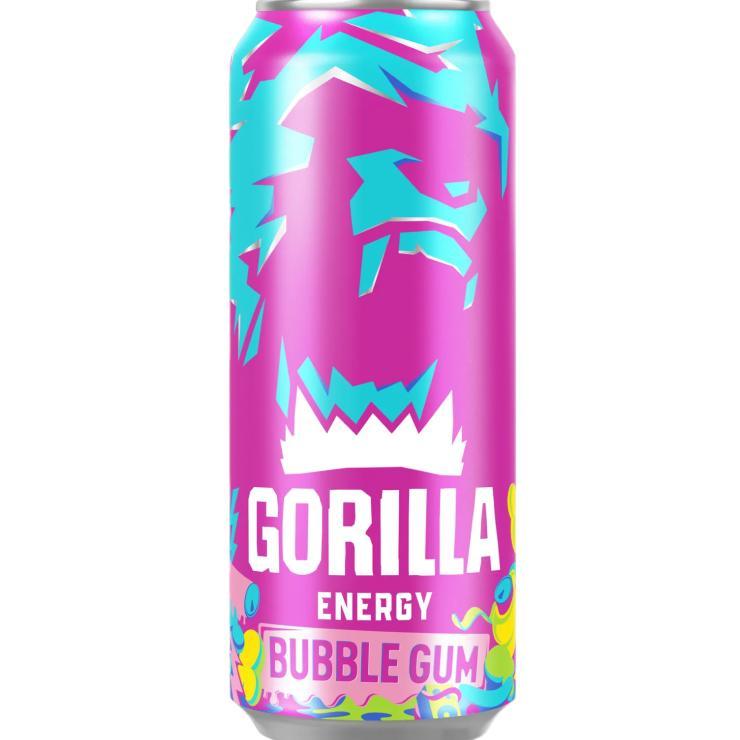 Напиток энергетический Gorilla жевательная резинка 450 мл., ж/б