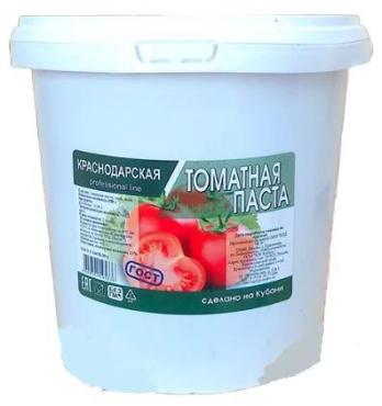 Томатная паста Краснодарская, Южные продукты,  5 кг., ведро