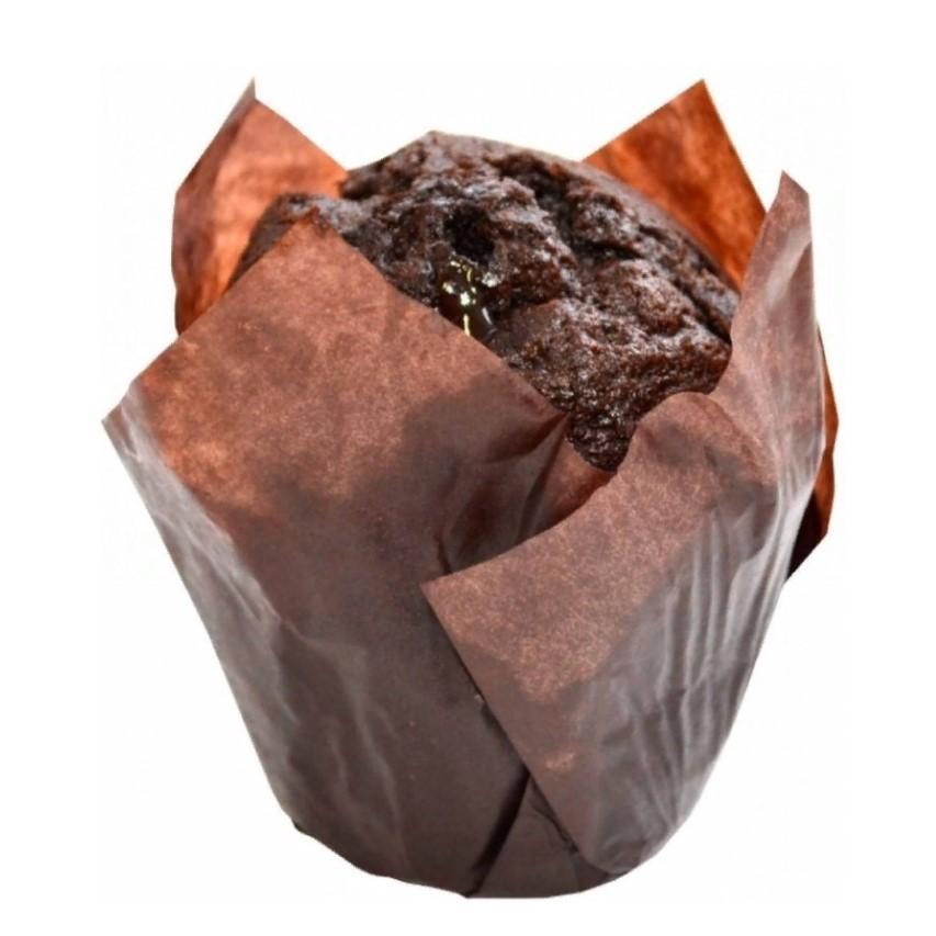 Маффин Русская Нива с шоколадной начинкой БЗП ДЕФРОСТ, 90 гр., флоу-пак