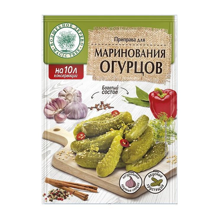 Приправа Волшебное Дерево для маринования огурцов 35 гр., саше