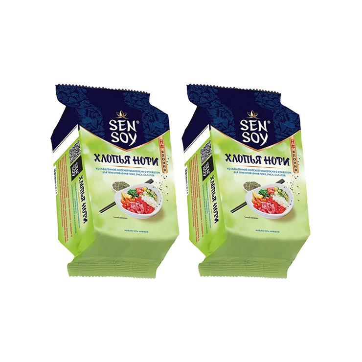 Хлопья нори Sen Soy с кунжутом из обжаренной морской водоросли 30 гр., флоу-пак