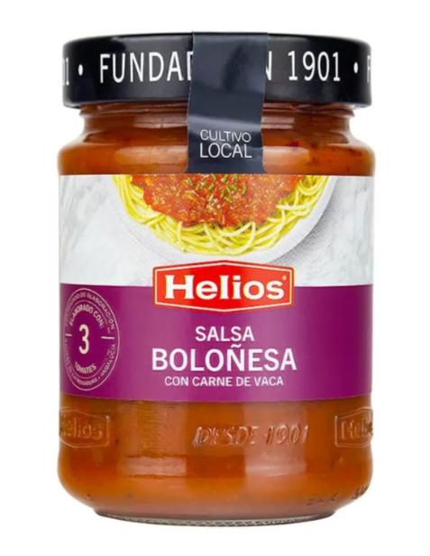 Соус Helios Salsa bolonesa томатный с говядиной  300 гр., стекло