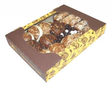 Печенье Ассорти пряничный восторг, Петрокондитер, 800 гр., картонный короб с прозрачным экраном