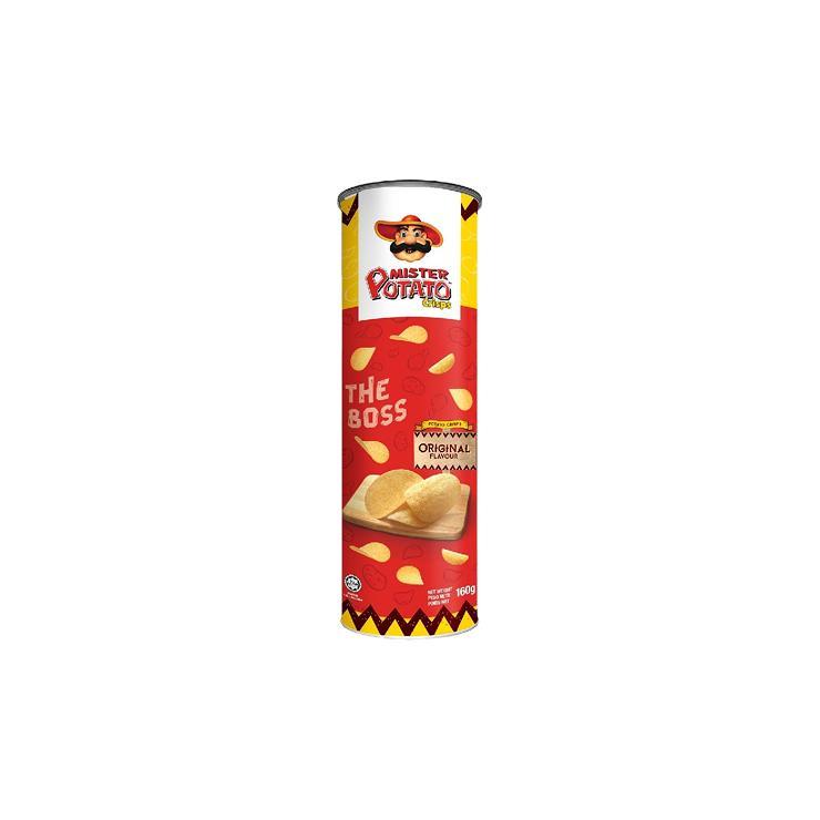 Чипсы Mister Potato картофельные оригинальные 160 гр., туба