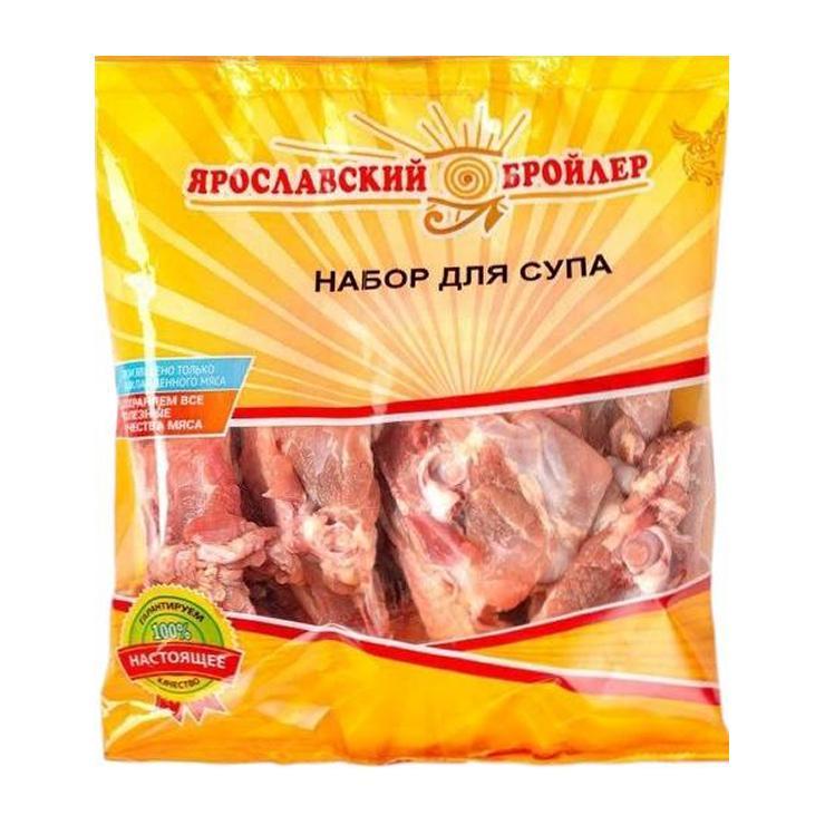 Набор для супа Ярославский бройлер из цыплят - бройлеров охлажденный 680 гр., пакет