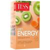 Чай Tess Get Energy зелёный с добаками, 20 пакетов, 60 гр., картон