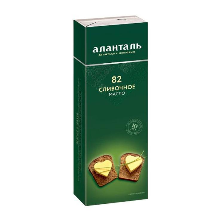 Масло сливочное Аланталь №82 380 гр., картон