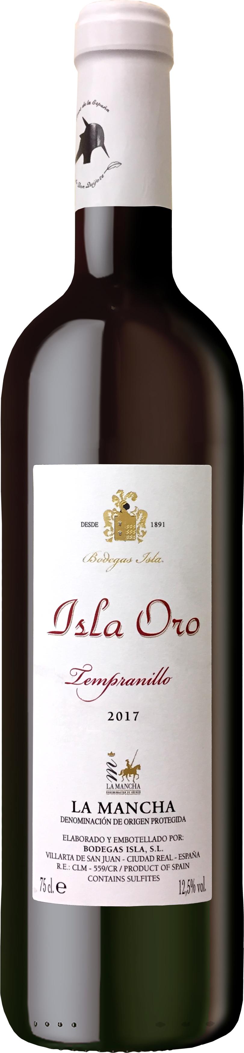 Вино красное сухое, 8,5-15 %, Isla Oro Tempranillo, 750 мл., стекло