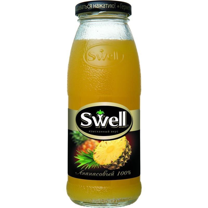 Сок Swell Ананасовый, 250 мл., стекло