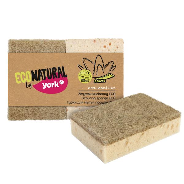 Губки для посуды 2шт York Eco Natural, 20 гр., баллон бумага